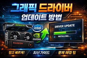 그래픽 드라이버 업데이트 방법